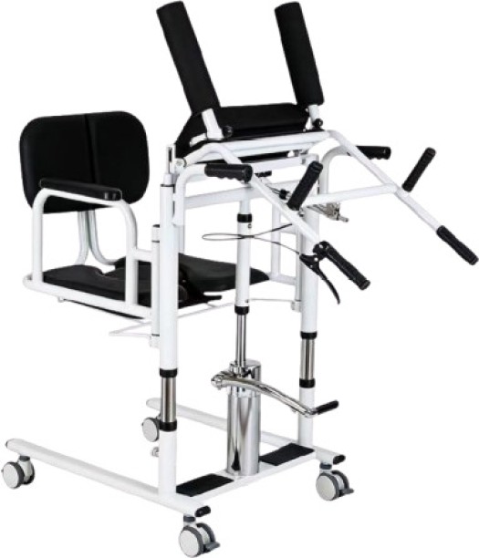 generic Adjustable Patient Lift Transfer Chair with 150kg Capacity for Elderly & Disabled Manual  Attendant-propelled Wheelchair