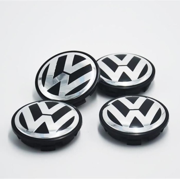 MAX 4pcs VW Logo 56mm Wheel Center Hub Cap Rim Emblem Rims Badge For universal