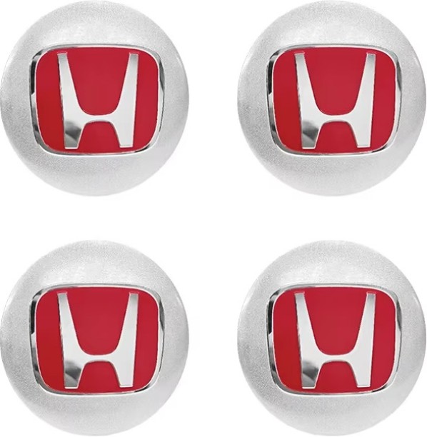 Tuochi 4pcs 56mm Car Wheel Center Covers Badge Sticker Stickers For Honda