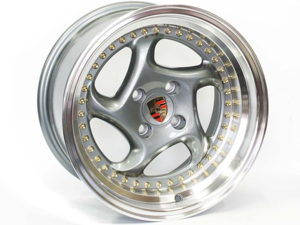 Evo 4/100 Grey Alloy Wheels For All Brands