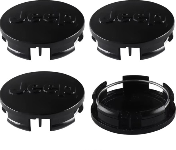 Tuochi 4Pcs 55mm Car Wheel Center Caps Hub Caps Rims Cover Hubcaps Accessories For Jeep Grand Cherokee Wrangler Renegaed Compass JPB For JEEP