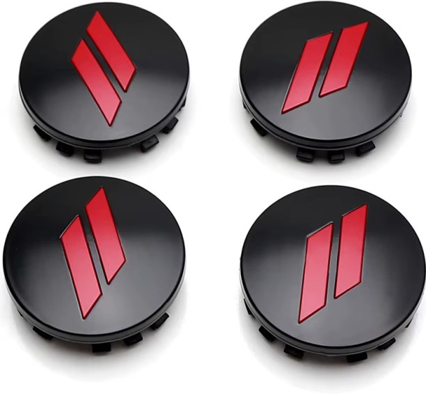 Tuochi 4pcs x 63mm Car Logo Wheel Center Hub Caps Rim Cover Emblem Sticker for Dodge Charger Challenger Hell Cat SRT for Chrysler 300C For Dodge