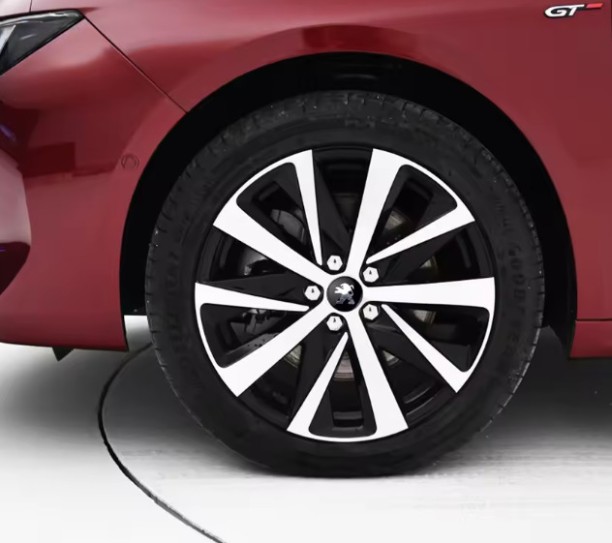 Tuochi 4pcs 56mm Car Wheel Center Hub Cap Rim Sticker Decals Accessories For Peugeot 206 3008 308 307 106 407 208 207 107 2008 508 408 For Peugeot