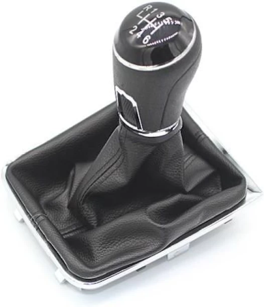 MAX Suitable for Golf 7 GTI Gear Shift Knob Black Shifter 6 Speed~02059 For compatible Volkswagen