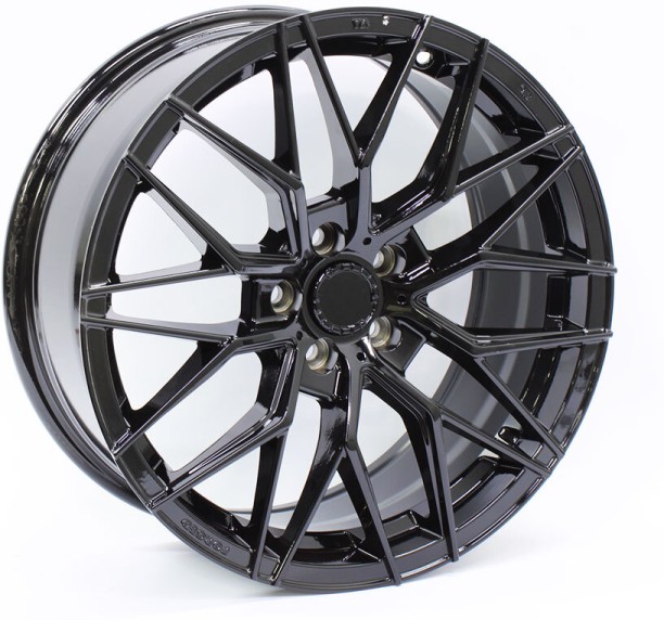 QS 5/100 Black Alloy Wheels For All Brands