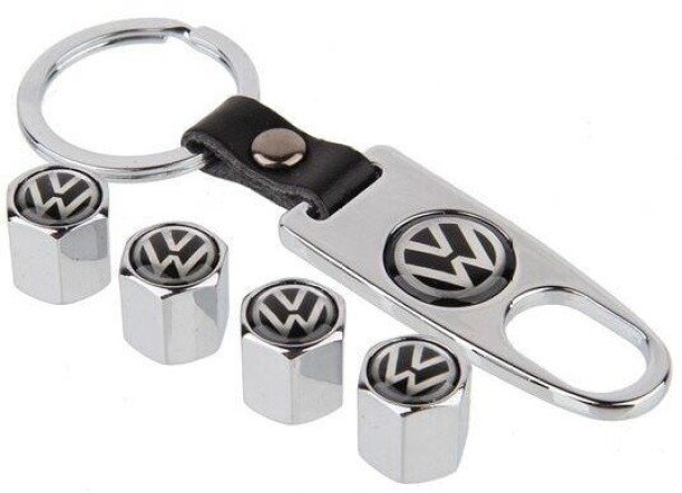 MAX Valve Caps Set with Key Ring and Tool For compatible Volkswagen