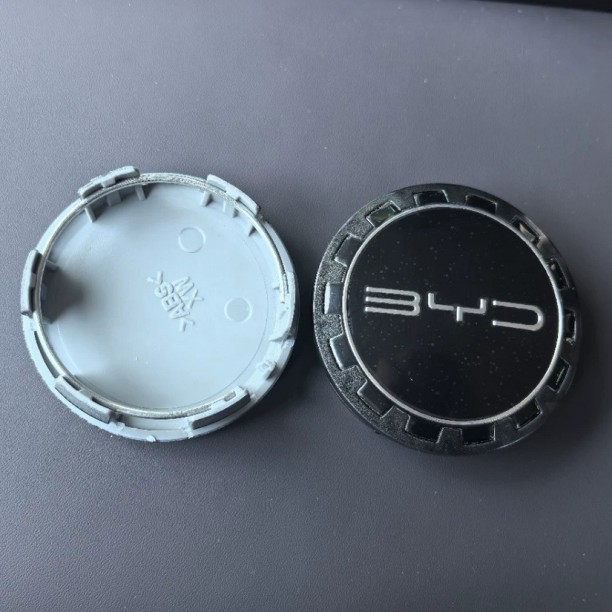 Tuochi 4pcs 55mm Car Wheel Center Hub Cap Badge Emblem Decal Wheel Sticker For BYD Atto 3 Yuan Plus Song Plus Seal Dolphin Seali For BYD