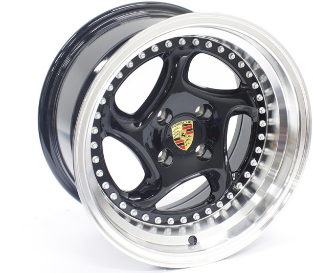 Evo 4/100 Black Alloy Wheels For All Brands