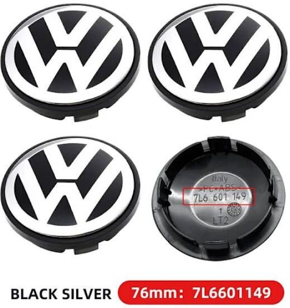 MAX 4Pcs 76mm 7L6601149 Car Wheel Center Hub Caps Cover Replacement Accessories For VW R GTI For compatible Volkswagen