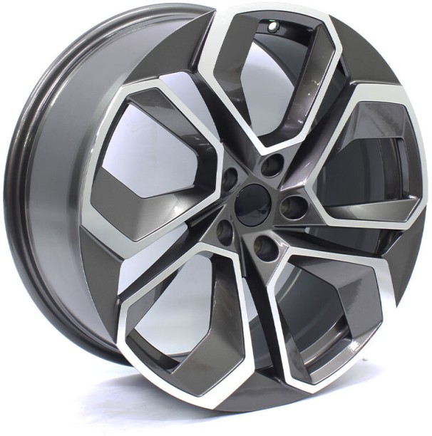Evo 5/112 Gunmetal Machine Face Alloy Wheels For All Brands