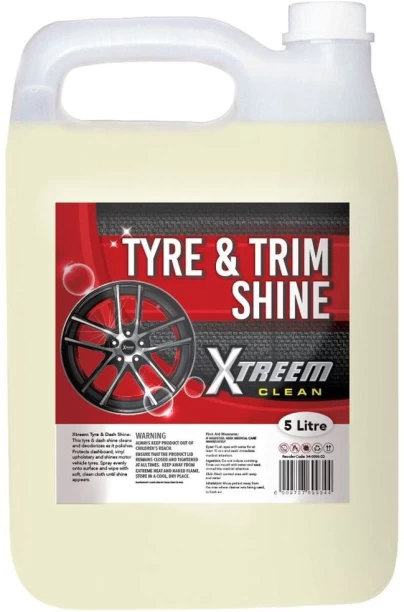 Xtreem Automotive Tyre & Trim Shine 5 Litre Each Liquid Wheel Tire Cleaner