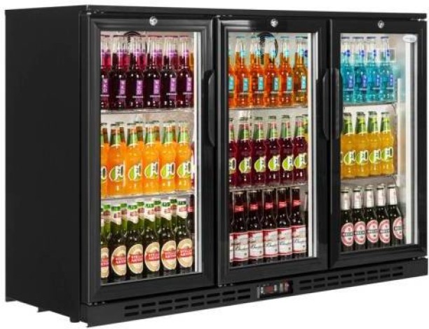 Salvadore Back Bar Cooler - Triple Hinged Door Single Zone Wine Cooler