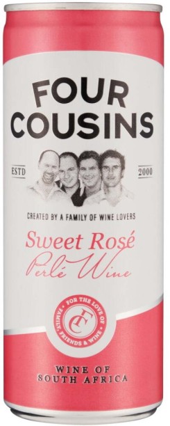 Four Cousins Sweet Perli Rose Wine