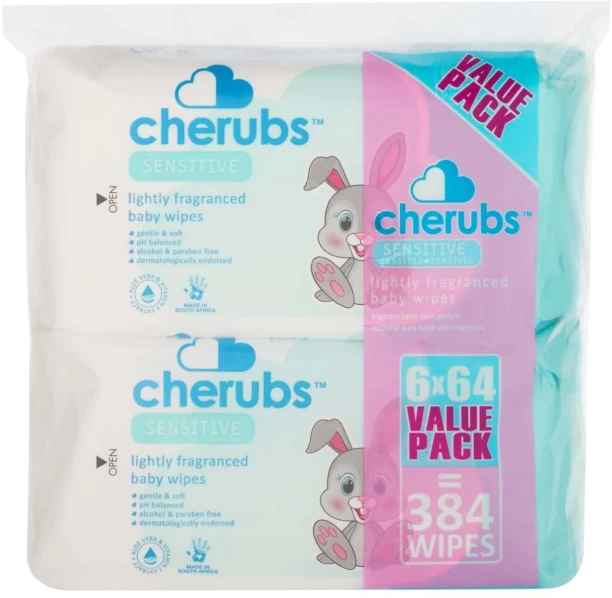 Cherubs Lightly Fragranced Sensitive - Value