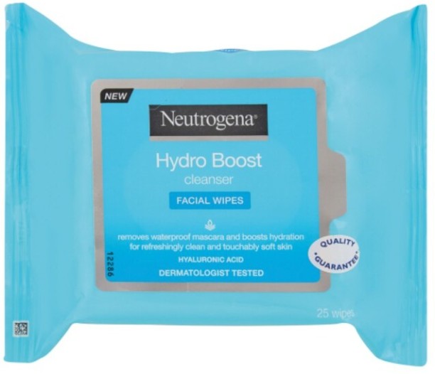 Neutrogena Cleansing Wipes Hydro Boost Cleansing Face Pack Of 25 Wipes