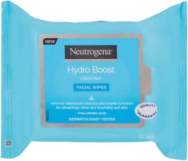 Neutrogena Cleansing Wipes Hydro Boost Cleansing Face Pack Of 25 Wipes