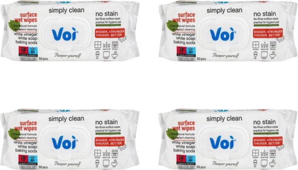 Voi WET-WIPES 50PC SURFACE CLEANER