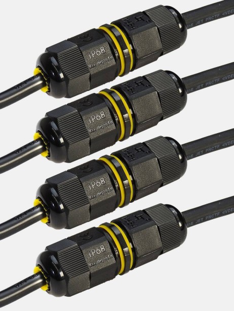 Greenway IP68 Waterproof 3-Pole Push-in Wire Connector