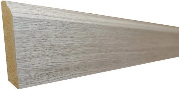 Pedross Skirting St Morits Oak MDF Wrapped 100mm x 14mm x 2250mm for Laminate Flooring