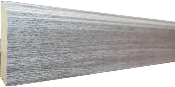 Pedross Skirting Loft Oak MDF Wrapped 100mm x 14mm x 2250mm for Laminate Flooring