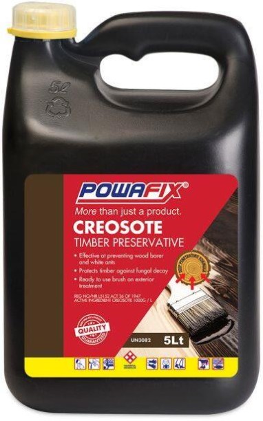 Powafix Creosote 5L - 2 Pack Wood Varnish