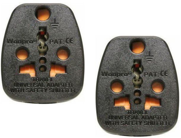 WONPRO Travel Adapter South Africa to Euro(Pack of 2) Worldwide Adaptor