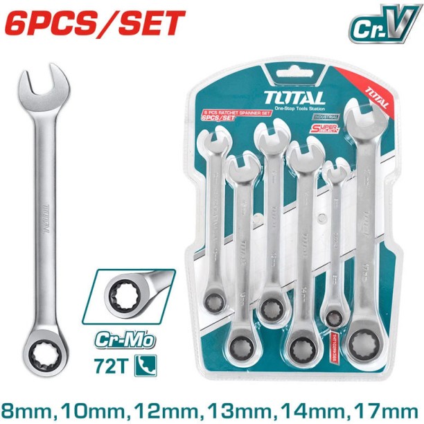 Total THT102RK566 Single Sided Rachet Wrench