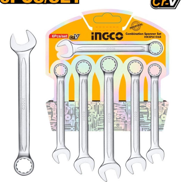 INGCO Combination Spanner Set Double Sided Combination Wrench