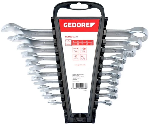 Gedore 10PC Combination Spanner Set