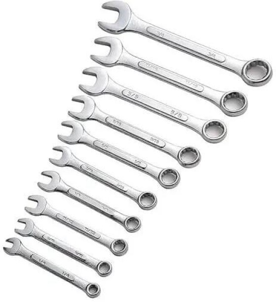Perfect Dealz 10 Piece Spanner Set 8 – 24mm Double Sided Combination Wrench