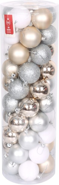 Santa's Trading Bauble Gold Hanging Ornaments for  Indoor Use