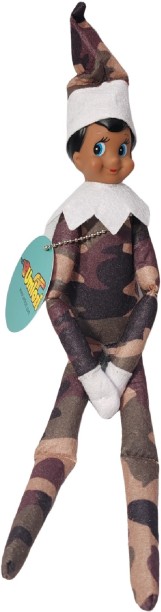 Umlozi Christmas Elf - Mischief Elf - Cammo Hanging Ornaments for  Indoor Use