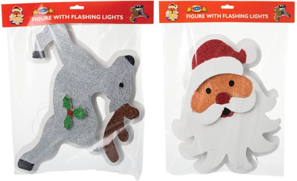 Xmas Décor Xmas Lights Battery Operated In 35cm Figure LED Garland for  Indoor Use