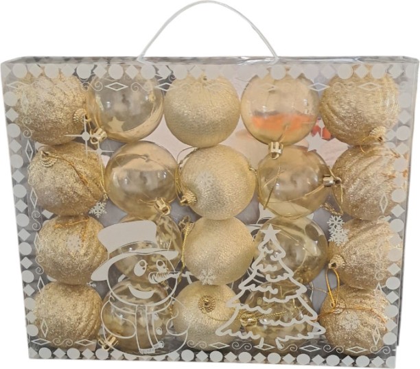 3J Projects Christmas Tree Decorative Hanging Ornaments Balls Balls for  Indoor Use