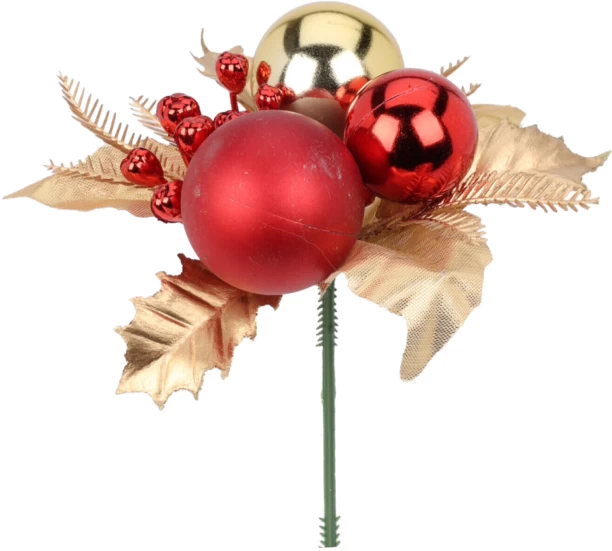 Excellent Houseware Branch With Berries Christmas Pick for  Indoor Use