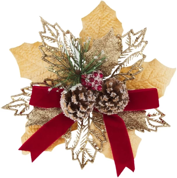 Holiday Time Jumbo Pinecone Clip Hanging Ornaments for  Indoor Use