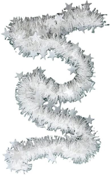 Unique Star Tinsel, 2m Tinsel for  Indoor Use