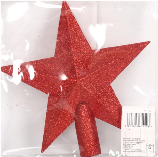 Santa's Trading Star Tree Topper Topper Ornaments for  Indoor Use, Outdoor Use
