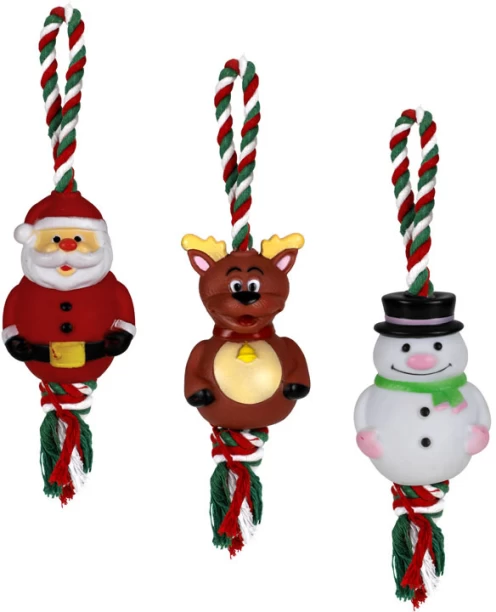 Xmas Décor Xmas Pet Vinyl Toy 30cm Hanging Ornaments for  Indoor Use