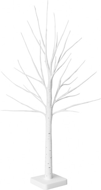 Generic 60cm USB White Indoor Branch Christmas Tree with LED lights Artificial Christmas Tree