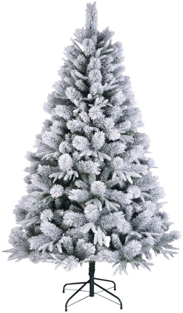 Santa's Trading Christmas Tree with Snow Flocking Artificial Christmas Tree