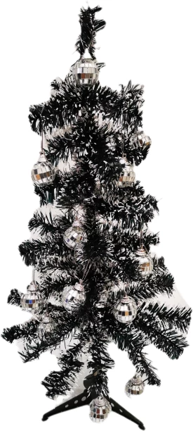 Umlozi Mini Christmas Tree And 12 Mirror Decorations - 55 Cm Artificial Christmas Tree