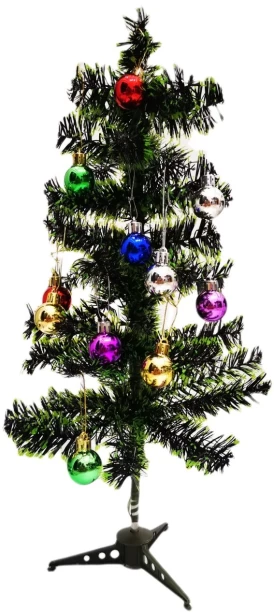 Umlozi Mini Christmas Tree And 12 Decorations - 55 Cm Artificial Christmas Tree