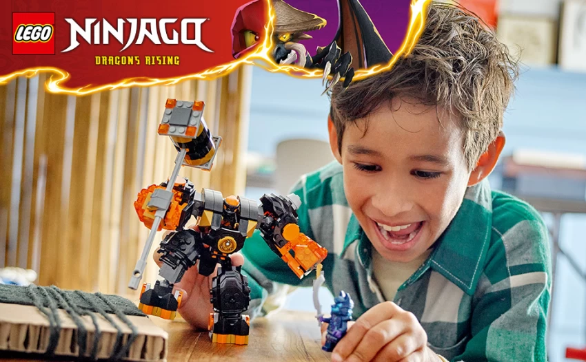 NINJAGO COLE ELEMENTAL EARTH MECH Makro