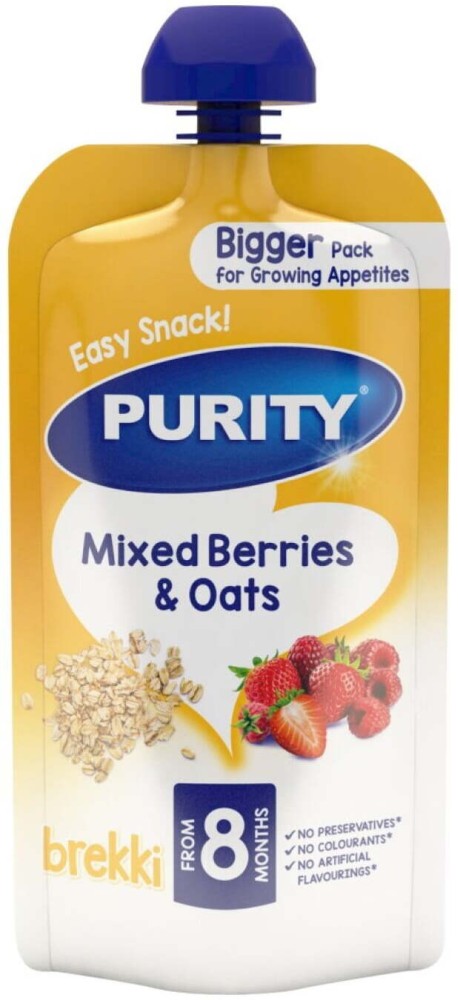 Purity Mixed Berries Oats Berries, Oats Infant Fruit Food Makro