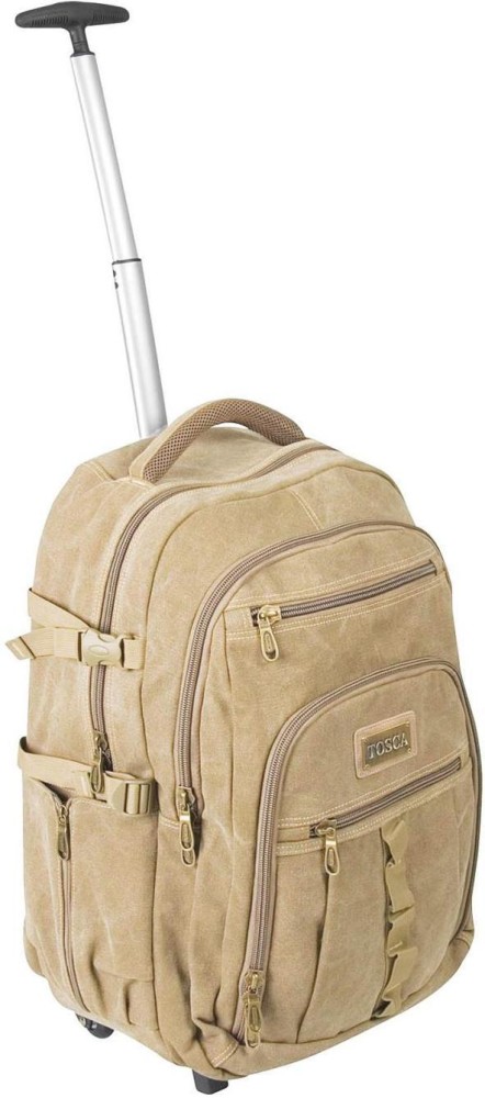 Tosca Laptop Trolley Canvas Backpack Makro