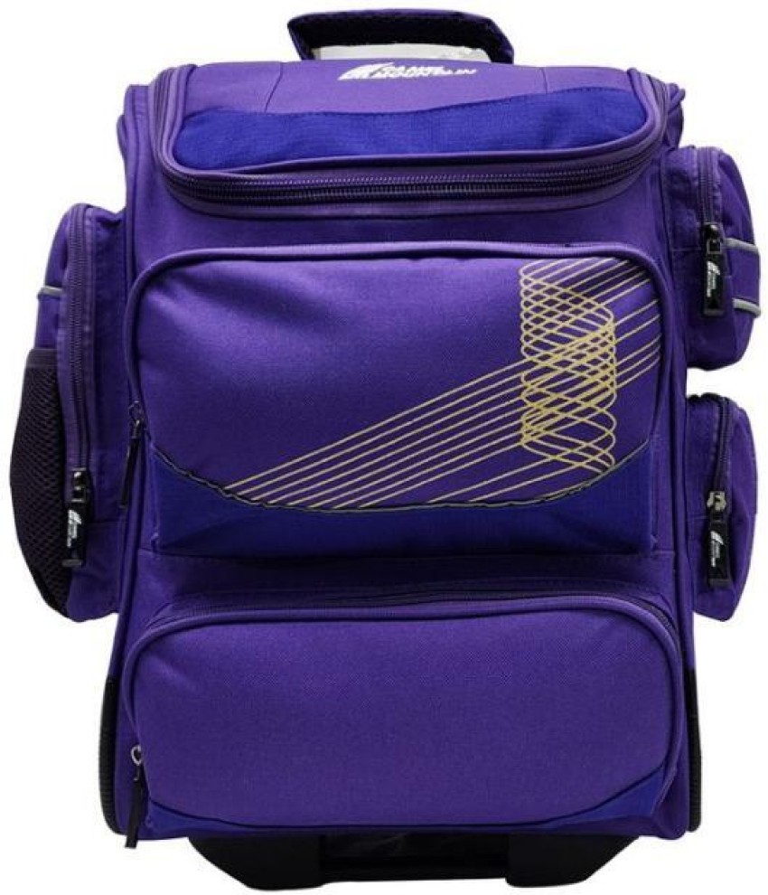 Camel Mountain School Trolley Bag 21 Inch Wheels Purple Color