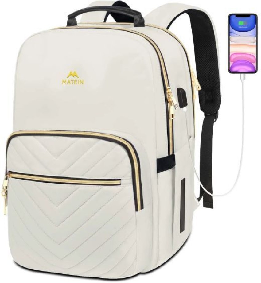 Matein Travel Laptop Bag with USB Charging Port Laptop Backpack