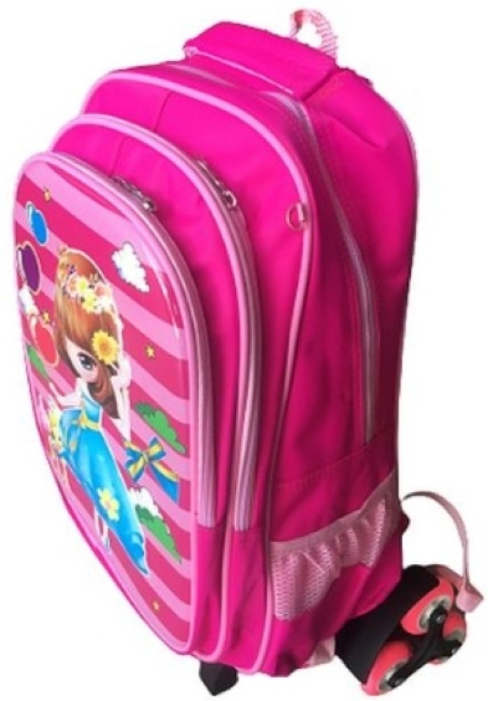 SM Kids School Satchel with Wheels Trolley Makro