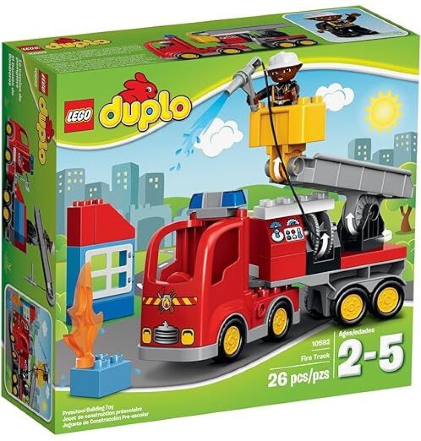Lego Duplo Town 10592 Fire Truck Building Kit Vehicles Makro